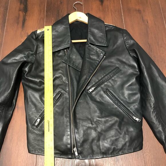 Free People x Pierre Rioufol Sun Shining Leather Jacket Moto Black Size L NWOT - Picture 13 of 16